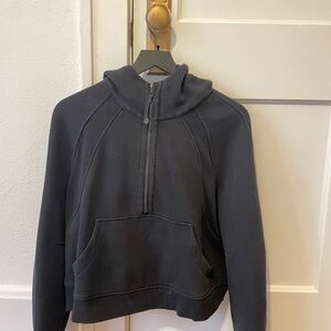 Lululemon Cropped Half Zip Scuba Hoodie size 8